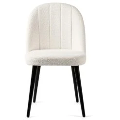 Charlie Eetkamerstoel - Stof - Wit 8 Charlie Eetkamerstoel - Stof - Wit -Leen Bakker Winkel 1000089901 0102