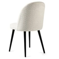 Charlie Eetkamerstoel - Stof - Wit 9 Charlie Eetkamerstoel - Stof - Wit -Leen Bakker Winkel 1000089901 0103