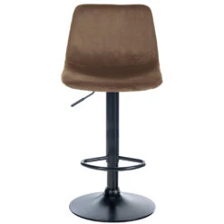 CLP Barkruk Divo Fluweel Zwart Frame Bruin 8 CLP Barkruk Divo Fluweel Zwart Frame Bruin -Leen Bakker Winkel 1000091822 0102