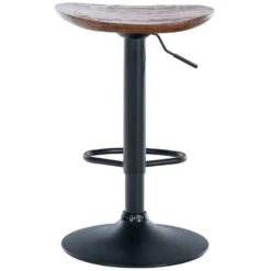 CLP Set Van 2 Barkrukken Skelde Walnoot -Leen Bakker Winkel 1000092187 0102