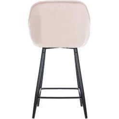 CLP Set Van 2 Barkrukken Gibson Velvet Roze -Leen Bakker Winkel 1000092188 0102