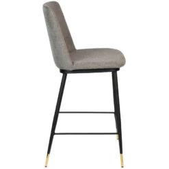 Puur Larvik Counter Barstoel - Stof - Grijs -Leen Bakker Winkel 1000093590 0103
