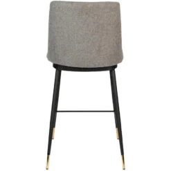 Puur Larvik Counter Barstoel - Stof - Grijs -Leen Bakker Winkel 1000093590 0104