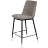 Puur Larvik Counter Barstoel - Stof - Grijs -Leen Bakker Winkel 1000093590