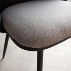 Eetkamerstoel Cody Grijs - Kunstleder - Grijs -Leen Bakker Winkel 1000093721 0103