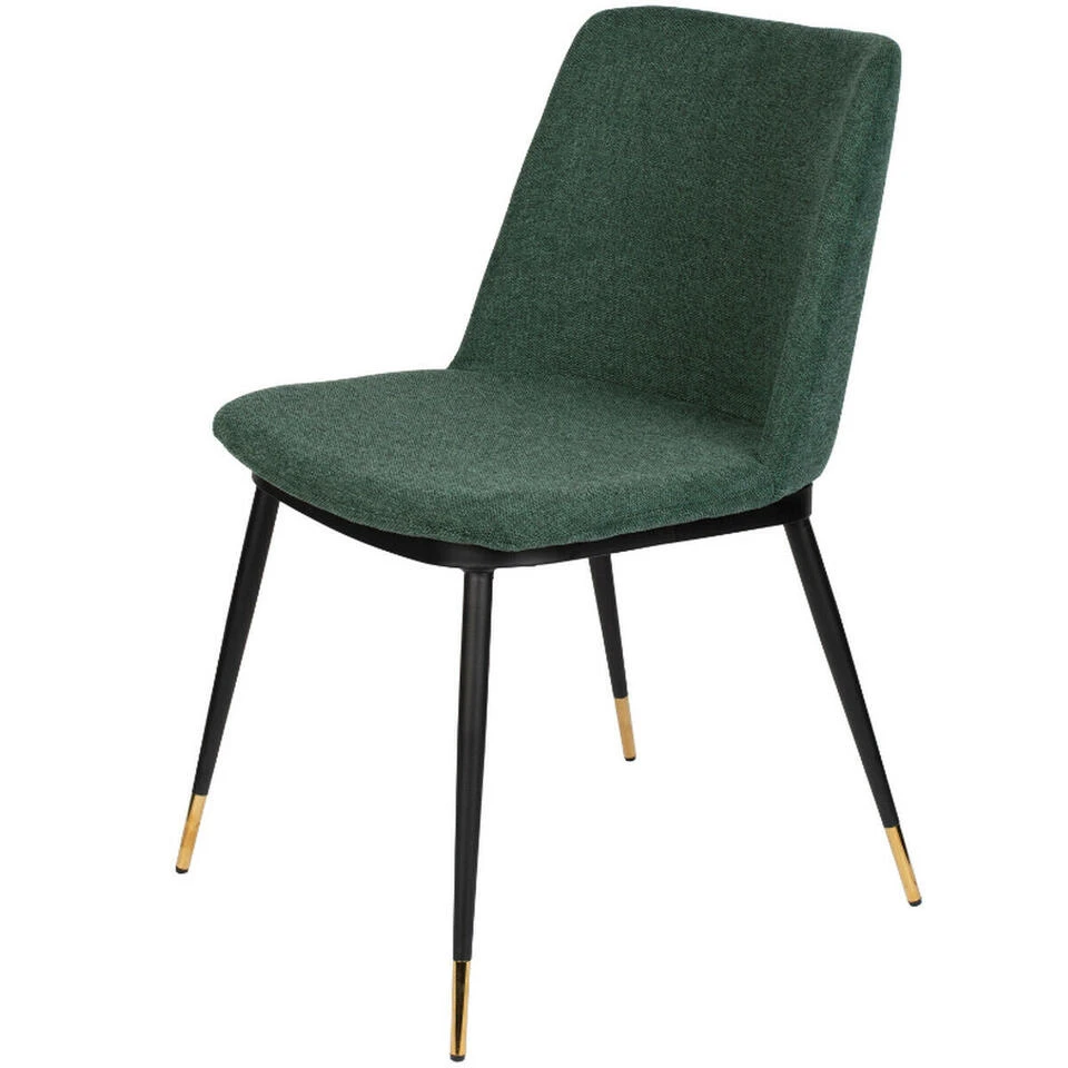 Puur Larvik Eetkamerstoel - Stof - Groen 3 Puur Larvik Eetkamerstoel - Stof - Groen