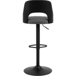 Sohome Draaibare Barkruk - Set Van 2 - Brendan - Donkergrijs - Zithoogte 62-84c -Leen Bakker Winkel 1000094477 0103