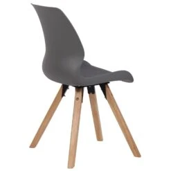 CLP Set Van 2 Eetkamerstoelen Luna Kunststof Grijs -Leen Bakker Winkel 1000095332 0102