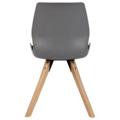 CLP Set Van 2 Eetkamerstoelen Luna Kunststof Grijs -Leen Bakker Winkel 1000095332 0103