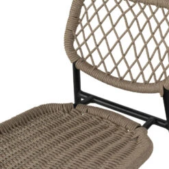 Giga Meubel Barkruk Naturel - Touw - 51x41x104cm - Barstoel Elie -Leen Bakker Winkel 1000095458 0103