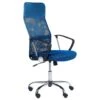 Beliani Bureaustoel DESIGN - Blauw Mesh -Leen Bakker Winkel 1000096218