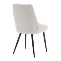 Furnihaus Eetkamerstoel Oscar Boucle Creme -Leen Bakker Winkel 1000096638 0104