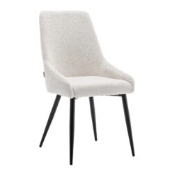Furnihaus Eetkamerstoel Oscar Boucle Creme