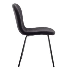 Furnihaus Eetkamerstoel Luca Teddy Zwart -Leen Bakker Winkel 1000096645 0103