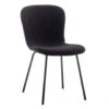 Furnihaus Eetkamerstoel Luca Teddy Zwart -Leen Bakker Winkel 1000096645