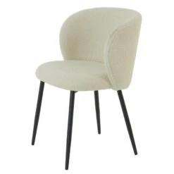 Elyna Eetkamerstoel Teddy - Stof - Taupe