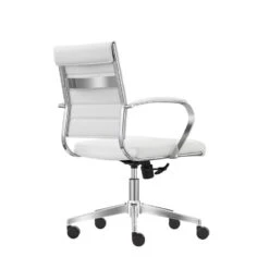 Bureaustoel Cádiz Wit -Leen Bakker Winkel 1000097368 0103