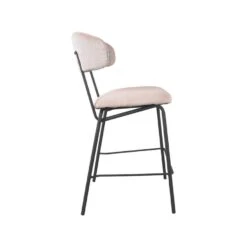 LABEL51 - Barkruk Zack - Naturel Ribcord - 53x57x95 Cm -Leen Bakker Winkel 1000097874 0102