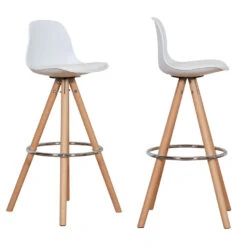 Happy Garden Stoelen TOBIAS - Wit - Plastic -Leen Bakker Winkel 1000099397 0102