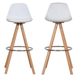 Happy Garden Stoelen TOBIAS - Wit - Plastic -Leen Bakker Winkel 1000099397 0103