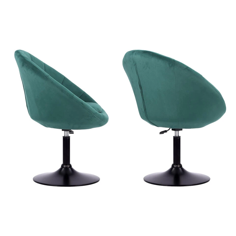 Happy Garden Stoelen EDGAR - Groen - Velvet 5 Happy Garden Stoelen EDGAR - Groen - Velvet - Afbeelding 3