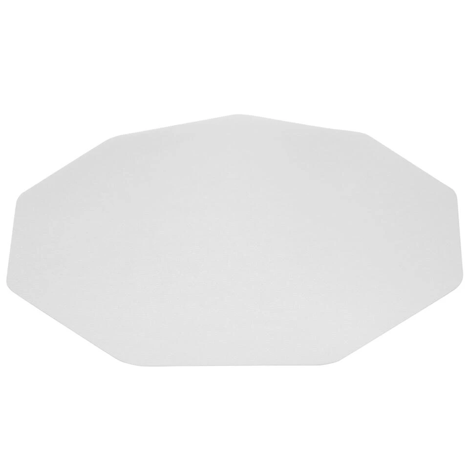 Vloerbeschermer - 9-hoekig - Harde Vloer - 96x99 Cm - Transparant 4 Vloerbeschermer - 9-hoekig - Harde Vloer - 96x99 Cm - Transparant - Afbeelding 2