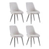 Furnihaus Eetkamerstoelen Set Van 4 Oscar Boucle Beige -Leen Bakker Winkel 1000100263