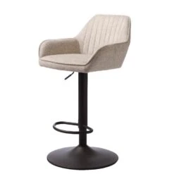 Nordic Home - Lanny Barstoel Gestreept - Zand