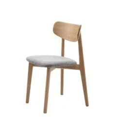 Nordic Home - Elim Eetkamerstoel Bouclé - Grijs