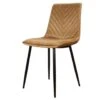 DS4U - Gaby Eetkamerstoel Velvet Goud -Leen Bakker Winkel 1000141157