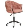 LUCIA - Bureaustoel - Roze - Polyester 1 LUCIA - Bureaustoel - Roze - Polyester -Leen Bakker Winkel 1000144358