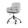 Nolon Nout-Mia Bureaustoel Grijs - Met Armleuning - Zwart -Leen Bakker Winkel 1000168338