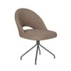 Housecraft Mick Eetkamerstoel Draaibaar Metaal Spider Taupe -Leen Bakker Winkel 1000169700