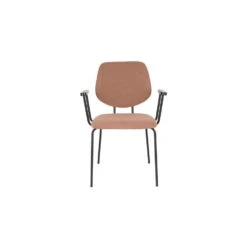 Eetkamerstoel Roze - Incl. Armleuning - Zelo - Set Van 2