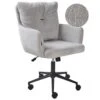 ALPINE - Bureaustoel - Grijs - Bouclé