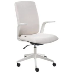 CAPTAIN - Bureaustoel - Lichtbeige - Polyester