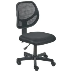 JOYFUL - Bureaustoel - Zwart - Mesh