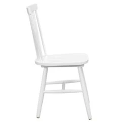 Eetkamerstoel Skeby - Hout - Wit (2 Stuks) -Leen Bakker Winkel 10302171 8000