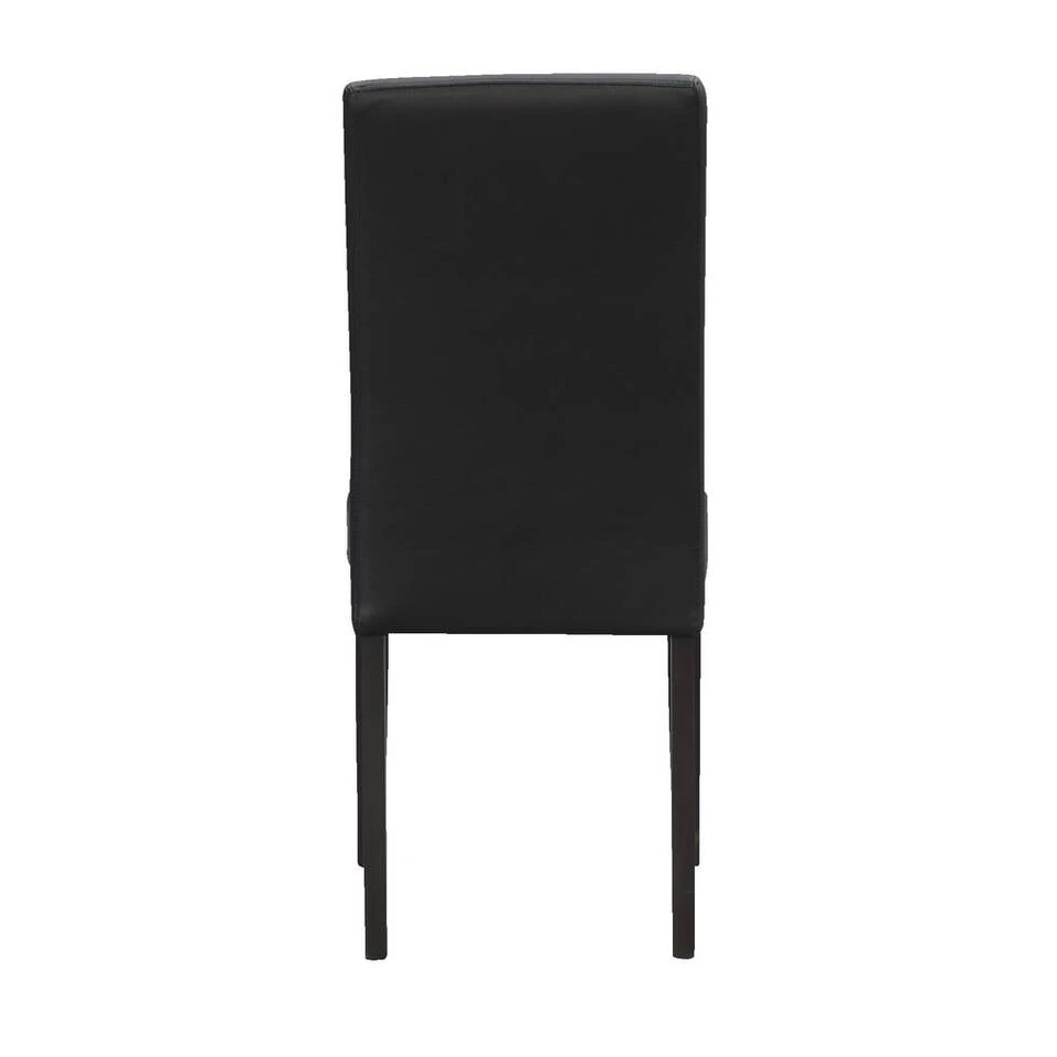 Eetkamerstoel Serge - Kunstleder - Zwart 5 Eetkamerstoel Serge - Kunstleder - Zwart - Afbeelding 3