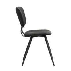 Eetkamerstoel Brim - Stof - Antraciet -Leen Bakker Winkel 10302512 8000