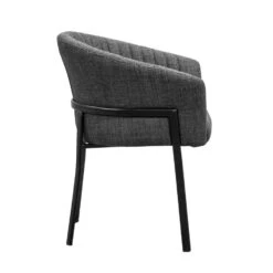 Eetkamerstoel Luigi - Stof - Antraciet -Leen Bakker Winkel 10302845 0800