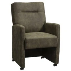 Eetkamerstoel Levian - Olijfgroen -Leen Bakker Winkel 10307102 0300