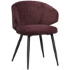Eetkamerstoel Demi - Wijnrood -Leen Bakker Winkel 10307239