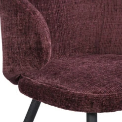 Eetkamerstoel Demi - Wijnrood -Leen Bakker Winkel 10307239 9001