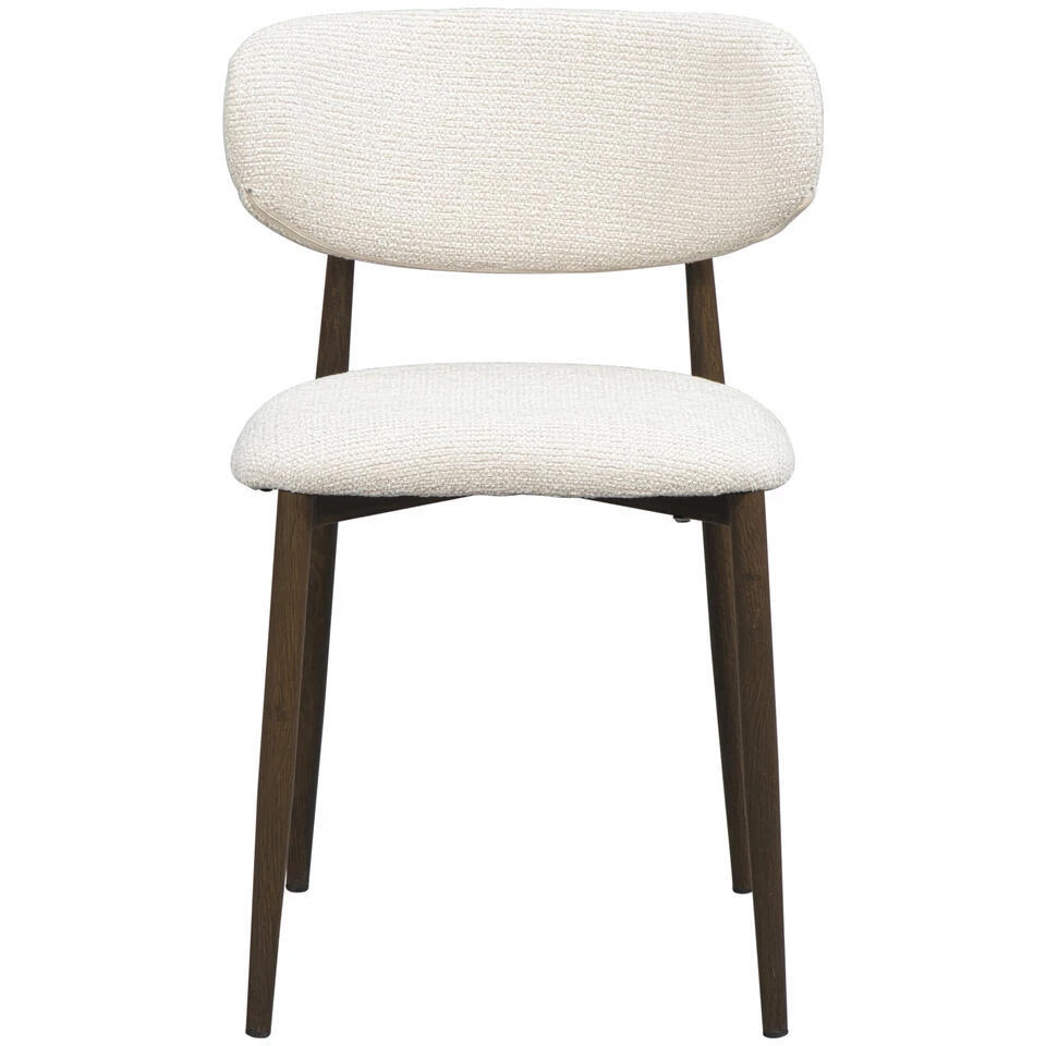 Eetkamerstoel Tibor - Crème 4 Eetkamerstoel Tibor - Crème - Afbeelding 2