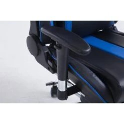 CLP Bureaustoel Limit Zwart Frame - Kunstleer - Zwart/blauw -Leen Bakker Winkel 107b2a5e3cf445e8b6243e1799f7c64d