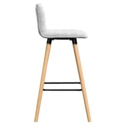 Barkruk Mariska - Lichtgrijs -Leen Bakker Winkel 11100380 8000