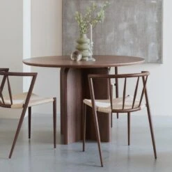 Eetkamerstoel Walnoot - Gevlochten Papier - Che - Set Van 2 -Leen Bakker Winkel 11fef5019f6e4768ad22cc72deb8c35c