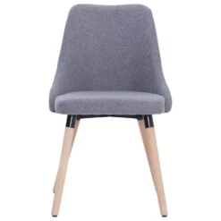 VidaXL Eetkamerstoelen 2 St Stof Lichtgrijs -Leen Bakker Winkel 1208359598 0103