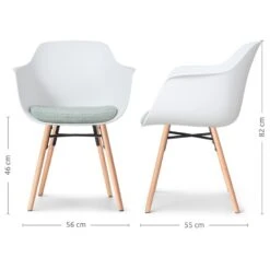 Nolon Nena-Liz Eetkamerstoel Wit - Armleuning - Zacht Groen Kussen 14 Nolon Nena-Liz Eetkamerstoel Wit - Armleuning - Zacht Groen Kussen -Leen Bakker Winkel 135c8738a33f4bcfb150904fe73c42f4